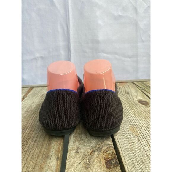 Rothy’s The Point Wm’s Size 8.5 Black Knit Flats  Recycled Material Slip-On Shoe - Picture 6 of 9